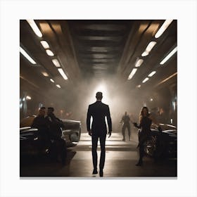 Man In Suit Canvas Print