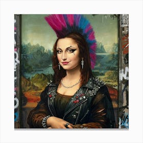 Mona Lisa Punk Art Revolution: Mona 2.0 Toile