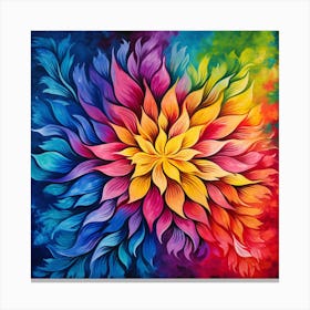 Colorful Flower Canvas Print