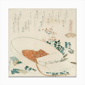 Myriad Grasses Shell (Chigusagai) (1821) Canvas Print