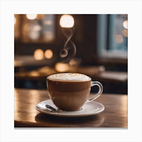 A Cup Of Coffe 0 Canvas Print