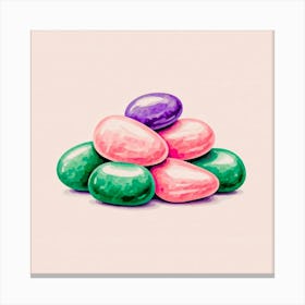 Pile Of gems Canvas Print