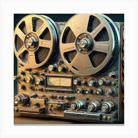 Reel To Reel 4 Canvas Print