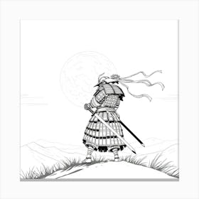 Samurai Art Canvas Print