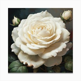 White Rose 2 Canvas Print