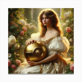 Golden Ball Canvas Print