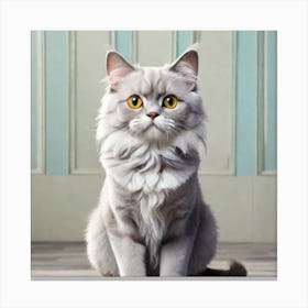 portrait of cat Canvas Print
