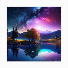 Milky Way 16 Canvas Print