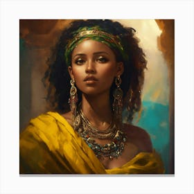 Egyptian Woman 1 Canvas Print