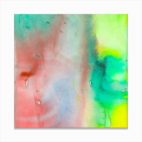 Modern Watercolor Painting, Abstract Art 1 Canvas Print