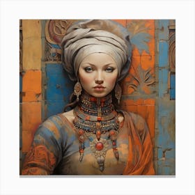 Egyptian Woman(wall art) Canvas Print