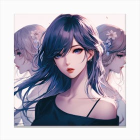 Anime Girl (45) Canvas Print