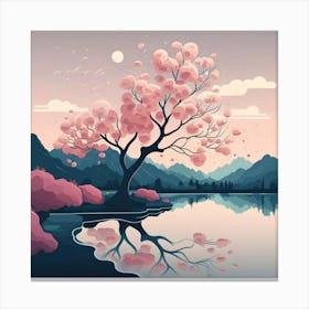 Sakura Tree 3 Canvas Print