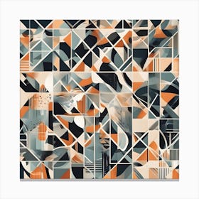 Abstract Geometric Pattern Canvas Print