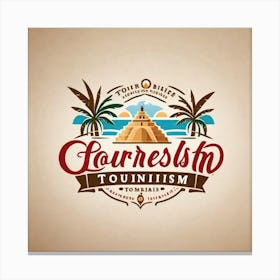 Logo For Tourism Canvas Print