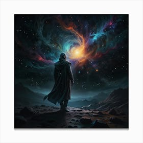 Space Man Canvas Print