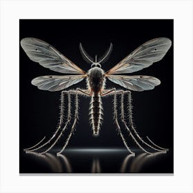 Mosquito - Mosquito Stock Videos & Royalty-Free Footage Canvas Print