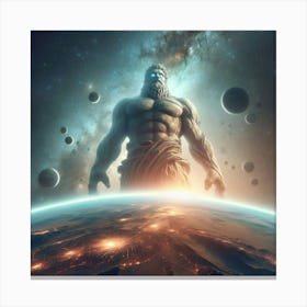 God Of The Universe Canvas Print