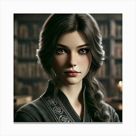 Isolde Lysov Portrait Canvas Print