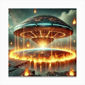 A Sci Fi Depiction Of The Solaris Command Platform 1 Canvas Print