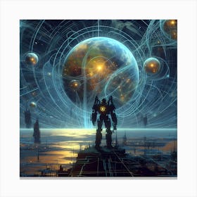 Futuristic Art Canvas Print