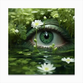 Green Eye Canvas Print