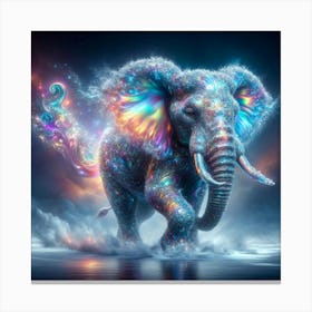 Elephant In The Sky 3 Canvas Print