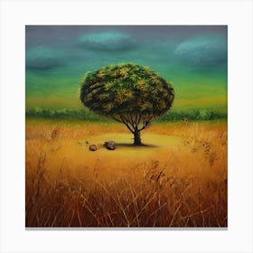 Solo Tree Canvas Print