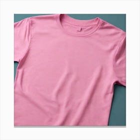 Pink T - Shirt Canvas Print