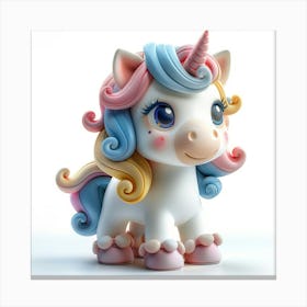 Unicorn Figurine 84 Canvas Print