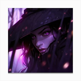 Witches manga Canvas Print