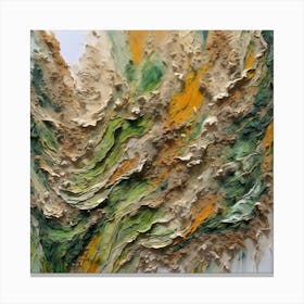 Abstract Jungle Painting Canvas Print