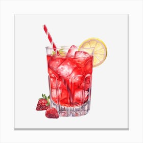 Strawberry Lemonade 7 Canvas Print