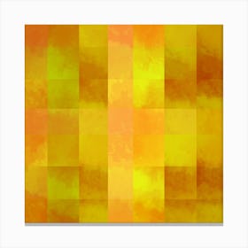 Orange and Abstract Canvas Print