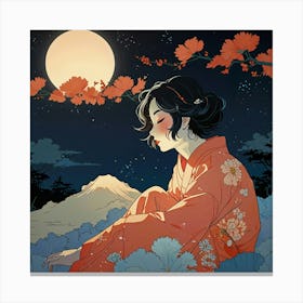 Kimono Canvas Print