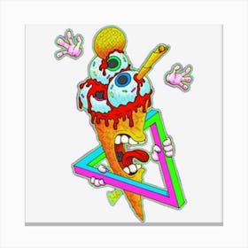 New Eyes Scream Canvas Print