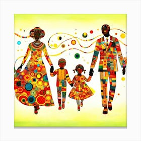 Family Of 4 - Family Futures Canvas Print