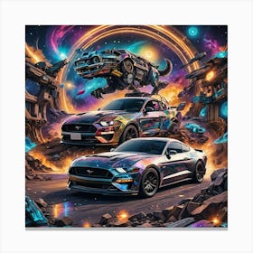 Fast And Furious Canvas Print