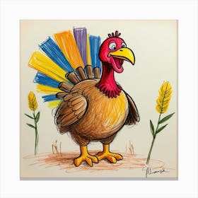 Thanksgiving Turkey 1 Canvas Print