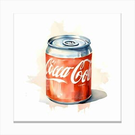 Coca Cola Can Canvas Print