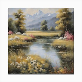 River Valley Canvas Print