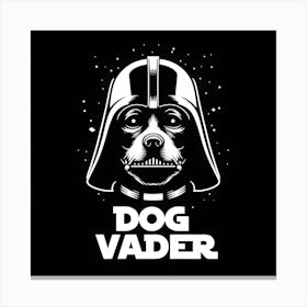 Dog Vader Canvas Print