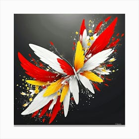 Abstract Butterfly Canvas Print