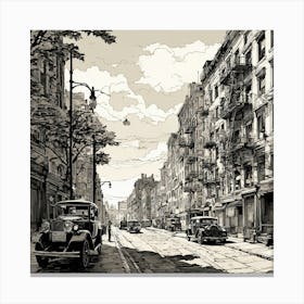 New York City Street Canvas Print