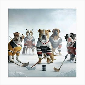 All Star Dogs 4 Canvas Print