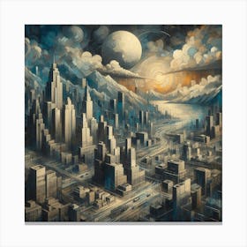 Sityscape Canvas Print