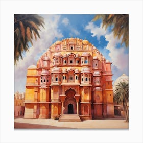 Rajasthan Palace Canvas Print