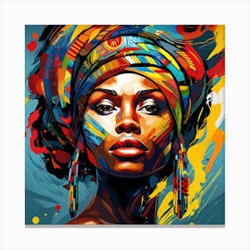 African Woman 20 Canvas Print