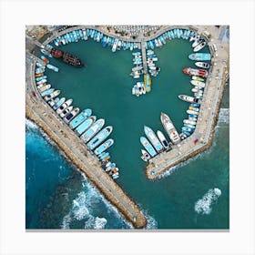 Aiya Napa Harbour, Cyprus 1 Canvas Print