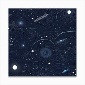 Night Sky Canvas Print